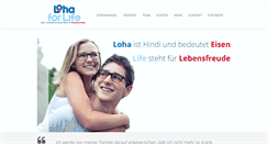 Desktop Screenshot of lohaforlife.at